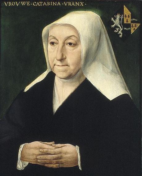Anoniem, Portret van Catharina Vrancx, echtgenote van Adriaen van den Broucke, genaamd Musch Stedelijk Museum Het Prinsenhof Delft