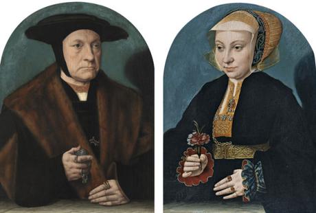 La mort recto-verso : diptyques, triptyques Barthel Bruyn the Elder - Portrait of a man from the Weinsberg family 1538-1539