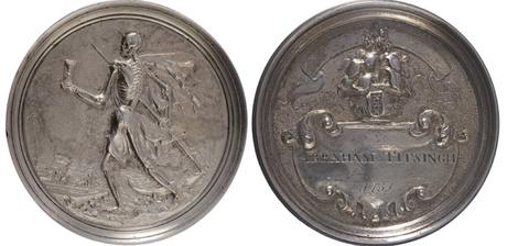 1731 Surgeons’ guild in Amsterdam medaille d'Abraham Titsingh