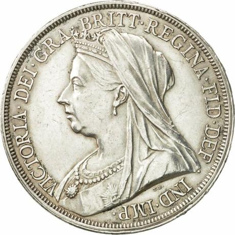 Victoria crown 1893(un quart de livre, argent)