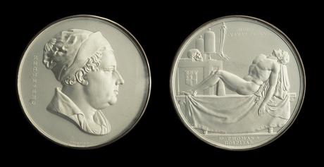 1829 medal of St. Thomas's Hospital, by William Wyon (The Cheselden Medal)