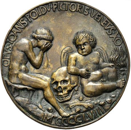 1458 Medaille autoportrait Giovanni Boldu B