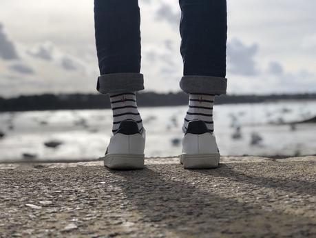 Estampille : chaussettes fabriquées en France à partir de matières recyclées Estampille : chaussettes fabriquées en France à partir de matières recyclées