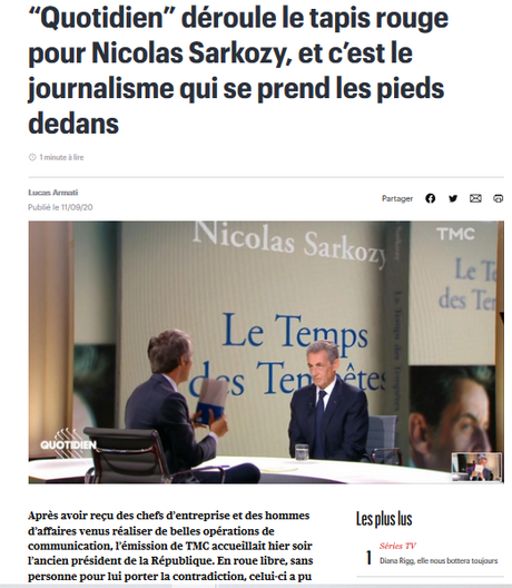 « On ne peut plus rien dire ! »… Mais hélas et surtout le pire. La preuve par #Sarkozy et #Quotidien