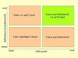 Efficience et efficacité