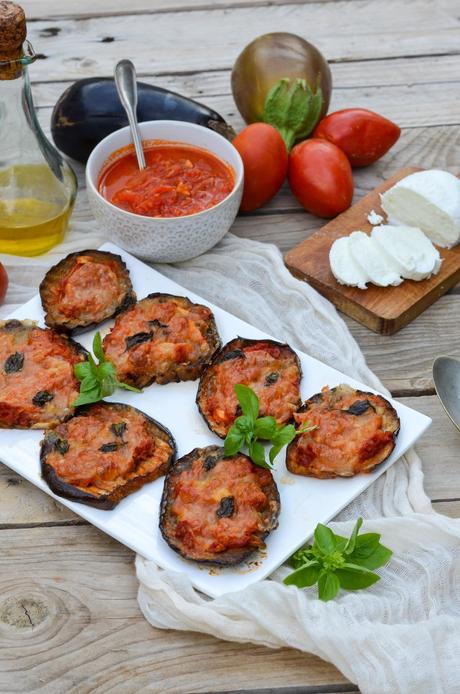 Aubergines façon pizza