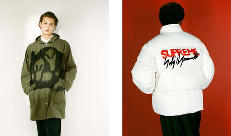 Supreme dévoile sa collaboration avec Yohji Yamamoto Supreme dévoile sa collaboration avec Yohji Yamamoto