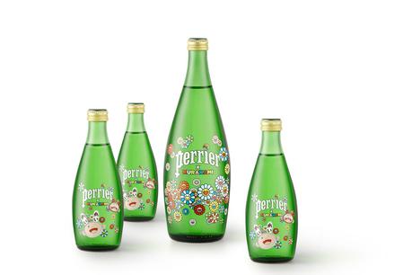 Takashi Murakami et Perrier vont sortir deux bouteilles exclusives Takashi Murakami et Perrier vont sortir deux bouteilles exclusives