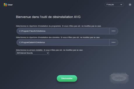 Supprimer AVG Antivirus