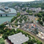 vue aérienne de la Seine