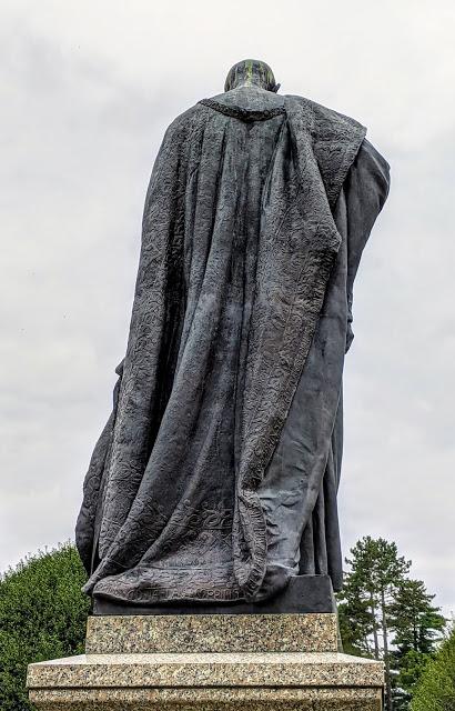La statue de l'empereur François-Joseph à Franzensbad