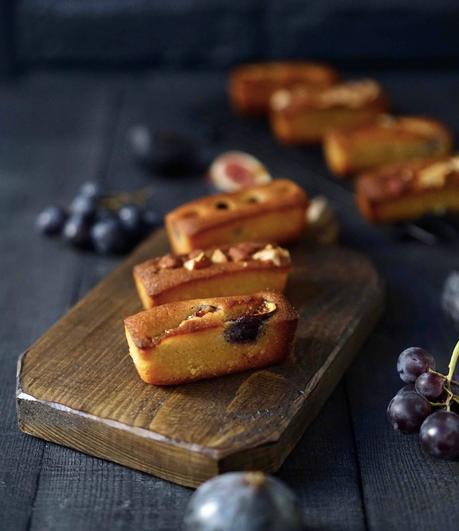 financiers d'automne sans blancs d'oeuf blanc d'oeuf végétal , financier , Yumgo