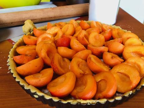 Confiture d’abricot et tarte aux abricots, pâte sablée Confiture d’abricot et tarte aux abricots, pâte sablée