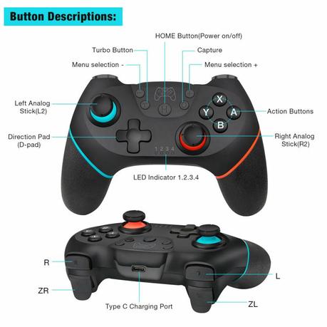 MANETTE SWITCH CONTROLLER BLUETOOTH DETAIL 