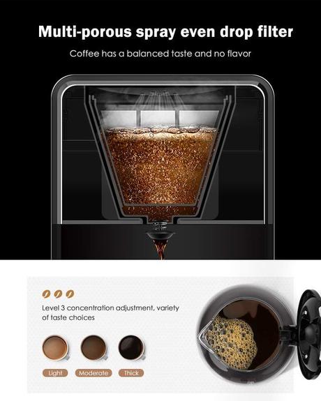 homever choix de la force du café cafetière filtre