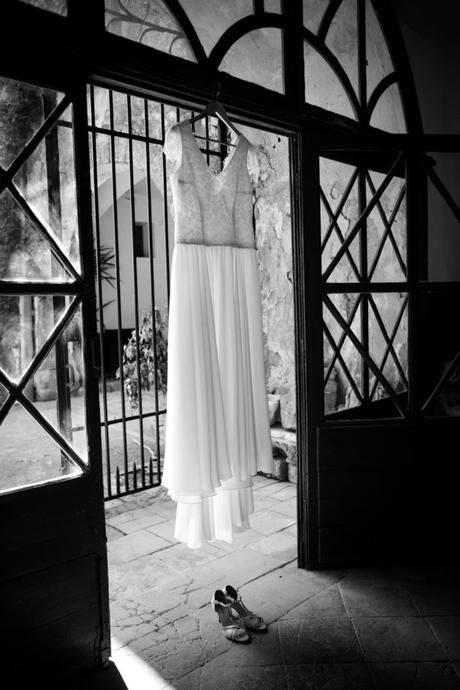 Real bride – La robe d’Hélène en dentelle de Calais