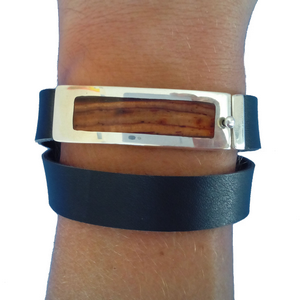 18 Bracelets personnalisés pour homme: découvrez de nos réalisations! bracelet personnalisé pour homme en bois et argent