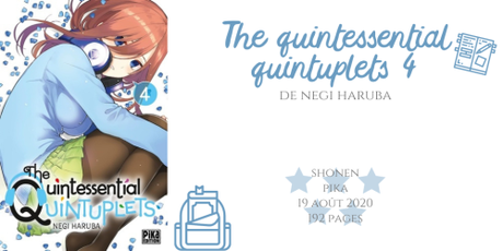 The quintessential quintuplets #4 • Negi Haruba