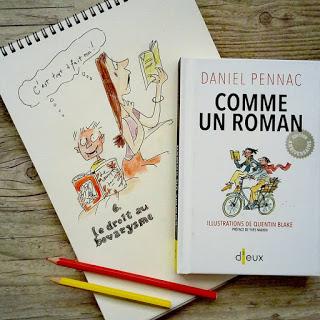 Comme un roman de Daniel Pennac (édition anniversaire) illustré par Quentin Blake