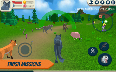 Télécharger Wolf Simulator: Wild Animals 3D APK MOD (Astuce) Télécharger Wolf Simulator: Wild Animals 3D APK MOD (Astuce) 2