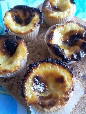 J'ai tenté de faire des pasteis de nata J'ai tenté de faire des pasteis de nata