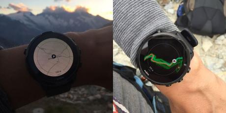 Comparaison Fenix 6 Suunto 7 carto 2