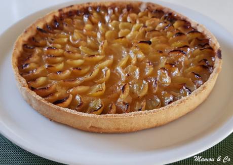 Tarte au raisin blanc