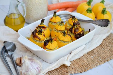 Courgettes farcies au riz Courgettes farcies au riz