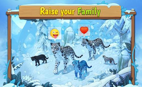 Télécharger Gratuit Snow Leopard Family Sim Online APK MOD (Astuce) screenshots 1