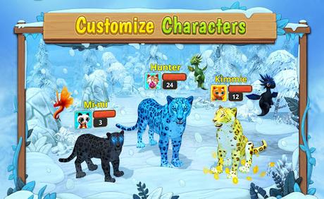 Télécharger Gratuit Snow Leopard Family Sim Online APK MOD (Astuce) screenshots 2