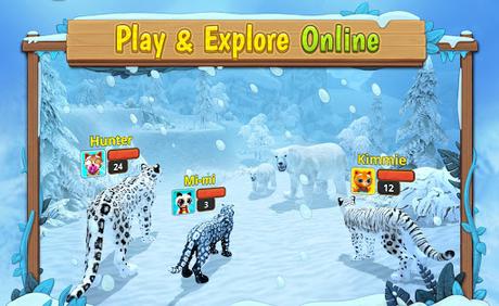 Télécharger Gratuit Snow Leopard Family Sim Online APK MOD (Astuce) screenshots 3