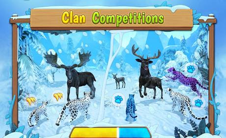 Télécharger Gratuit Snow Leopard Family Sim Online APK MOD (Astuce) screenshots 5