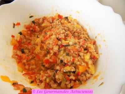 Courgette farcie à l'épeautre (Vegan) Courgette farcie à l'épeautre (Vegan)