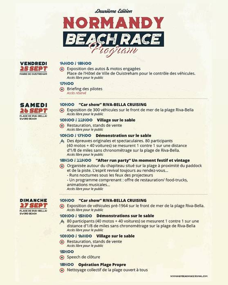 Ouistreham Riva-Bella - 2e édition Normandy Beach Race 26 et 27 septembre 2020 sur la plage - Le programme !