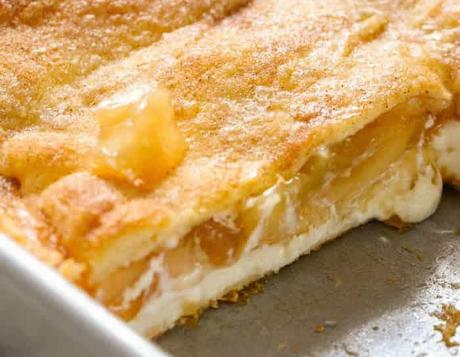 Tarte aux pommes au fromage à la crème