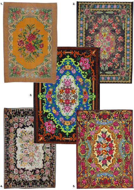 Où trouver un tapis moldave pas cher pour une déco rétro blog déco tapis intérieur style ethnique bohème vintage