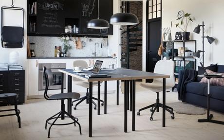 7 meubles du quotidien pour remplacer votre bureau de travail Aménager son bureau sur la table de cuisine