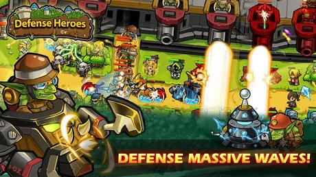 Télécharger Gratuit Defense Heroes: Defender War Tower Defense Offline APK MOD (Astuce) 2