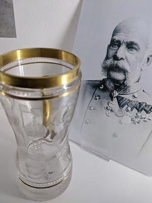 Musée de Marienbad : documents iconographiques sur la visite de l'empereur François-Joseph au roi Edouard VII en 1904.