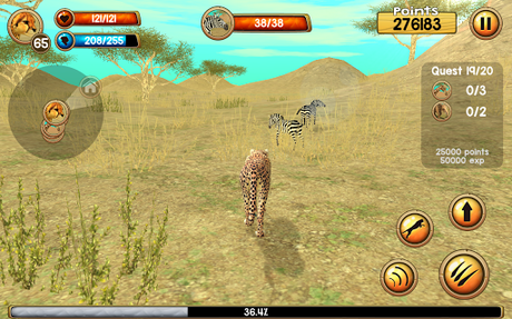 Télécharger Gratuit Wild Cheetah Sim 3D APK MOD (Astuce) 4