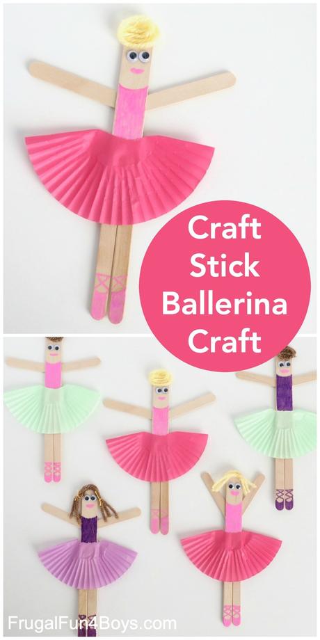 Activité manuelle à faire pendant un baby-sitting : 5 DIY pour les enfants et leur nounou ! upcycling diy activité manuelle baby-sitting enfant nounou petite fille personnage bâtonnet glace esquimau
