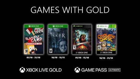 Games With Gold – les jeux d’Octobre2020 Games With Gold – les jeux d’Octobre2020