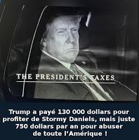 La généreuse contribution de Trump à son pays