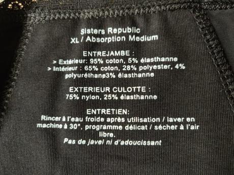 Sisters Republic : On essaye la culotte de règle Bikini Sidonie