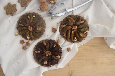 Tartelettes figues et noix (vegan)