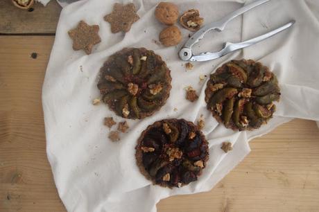 Tartelettes figues et noix (vegan)