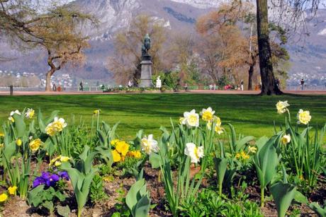 Visiter Annecy au printemps - jardins de l'Europe © French Moments