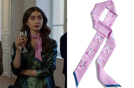 EMILY IN PARIS : Emily’s pink slim bandeau in S1E04