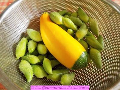 Tajine aux cyclanthères, courgette et pois cassés (Vegan)