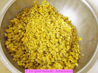 Tajine aux cyclanthères, courgette et pois cassés (Vegan)